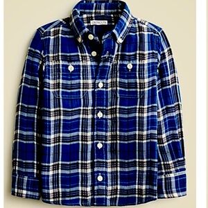 🆕 J. Crew Kids Long Sleeve Button down in Lightweight Flan